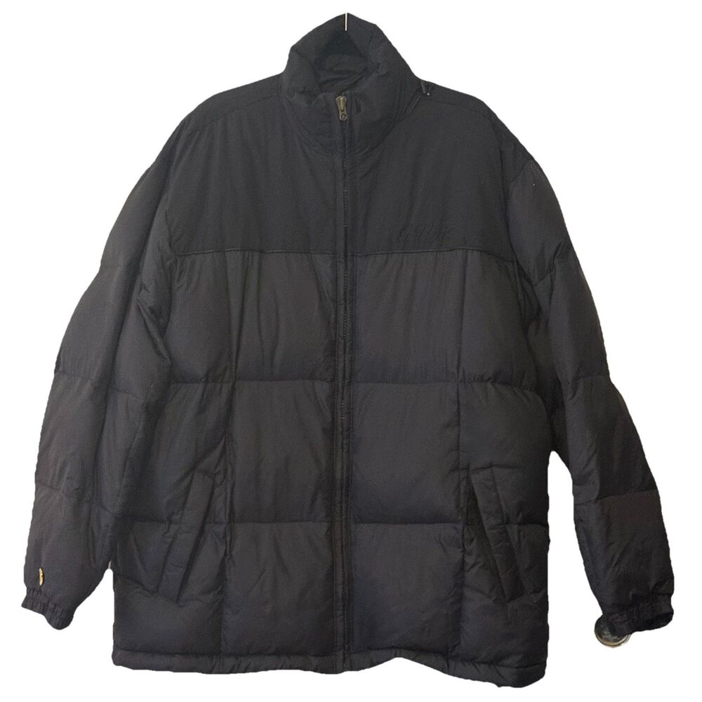RARE Vintage G-Unit Quilted Puffer Jacket XL Black 50 Cent Hip Hop Y2K Coat